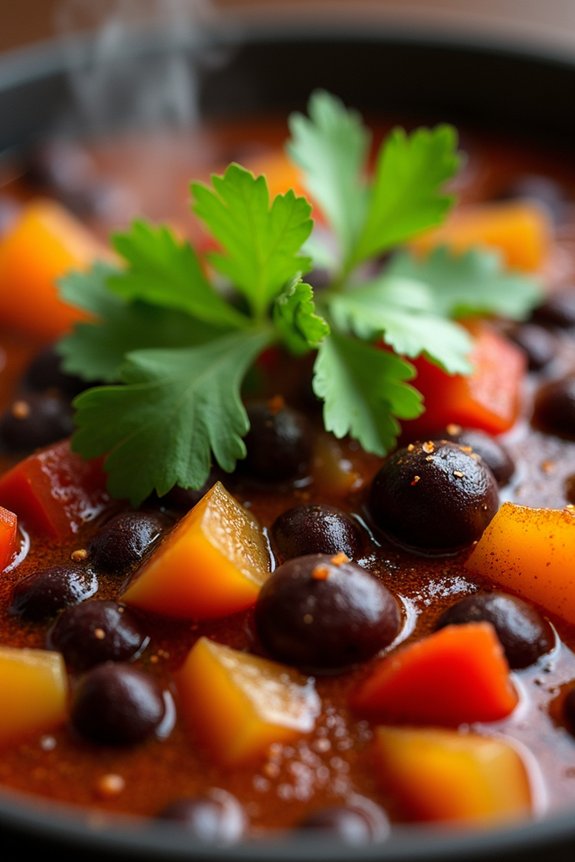 hearty mexican black bean stew