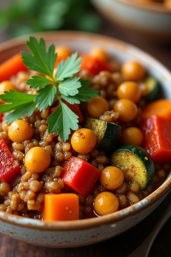 hearty moroccan chickpea stew