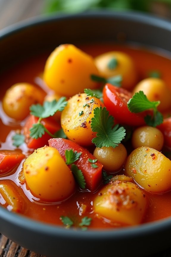 hearty moroccan chickpea stew