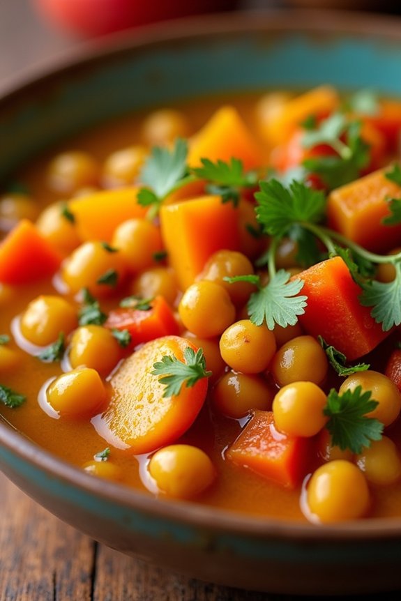 hearty moroccan chickpea stew