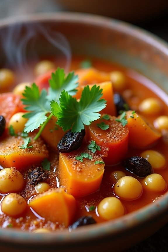 hearty moroccan chickpea stew