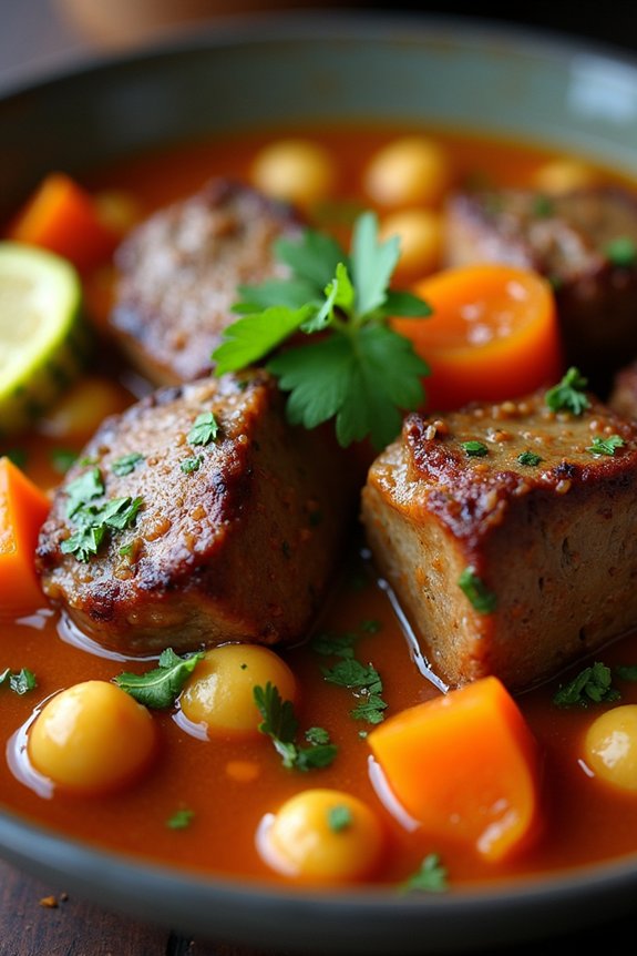 hearty moroccan lamb stew