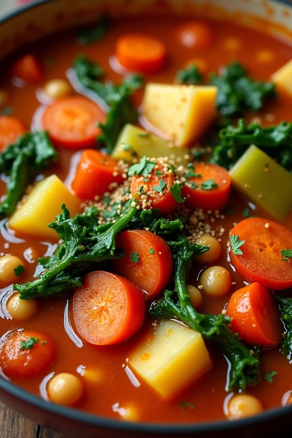 hearty nourishing vegetarian stew