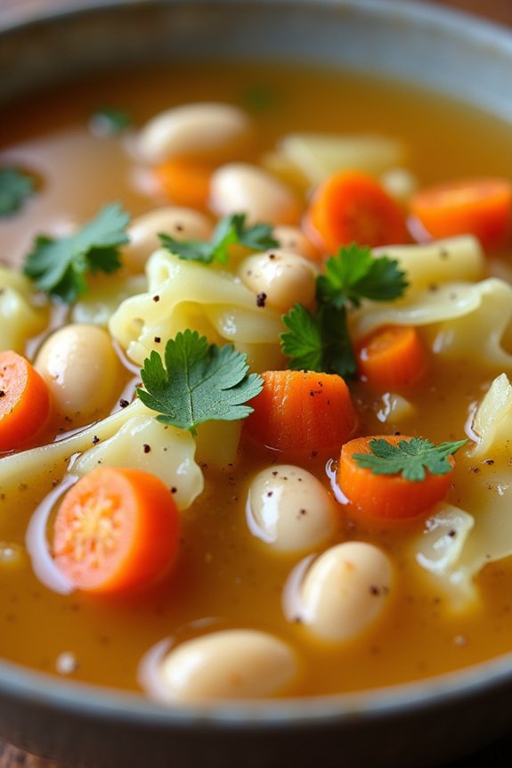 hearty nutritious cabbage soup