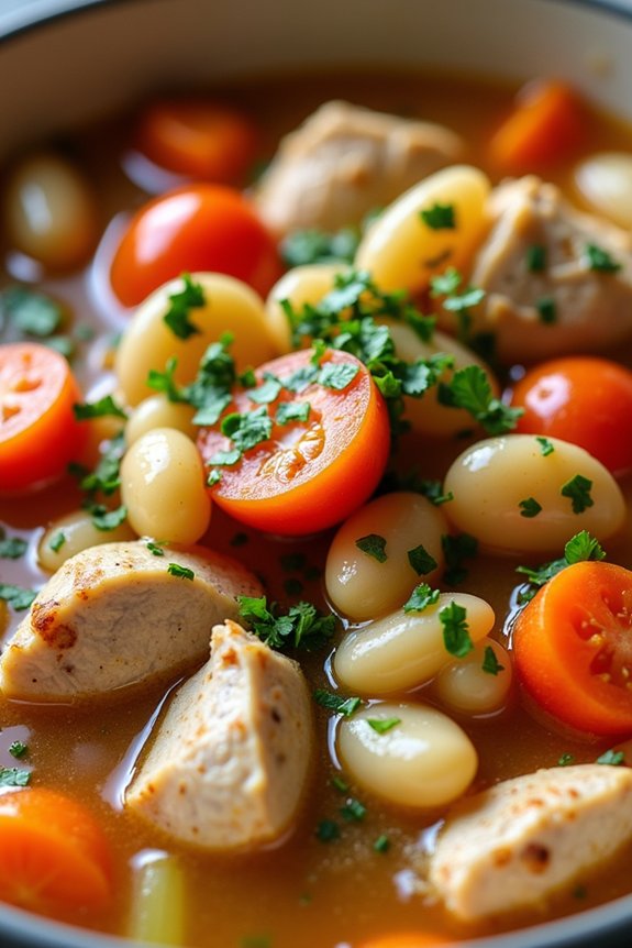 hearty nutritious chicken stew