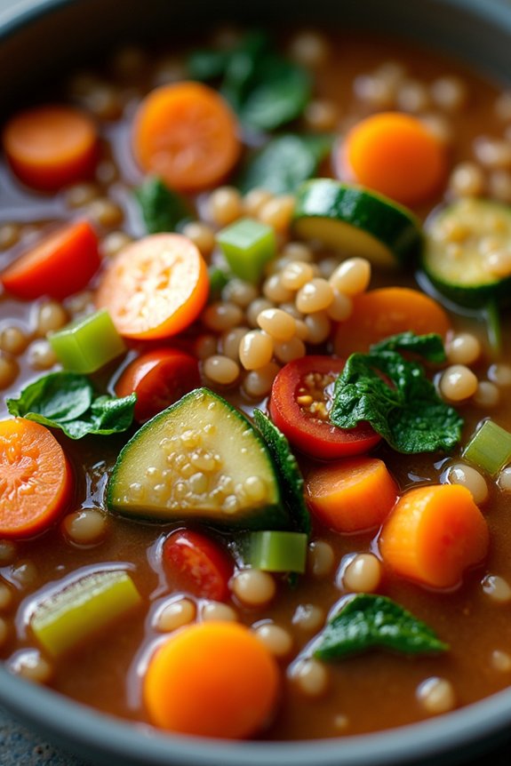 hearty nutritious lentil stew