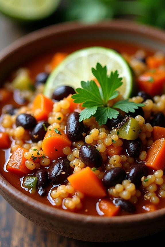 hearty nutritious quinoa stew