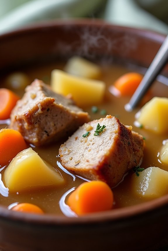 hearty pork apple stew