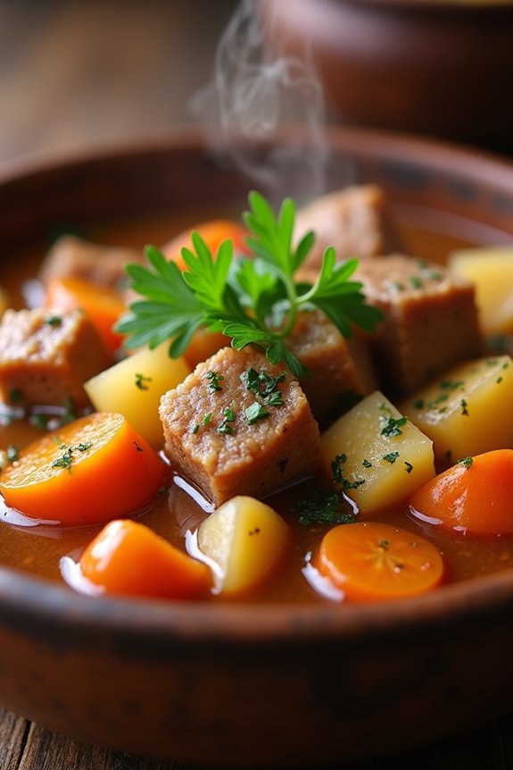 hearty pork apple stew