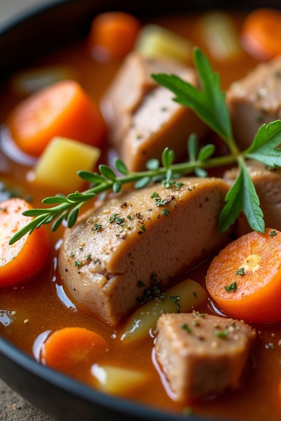 hearty pork apple stew