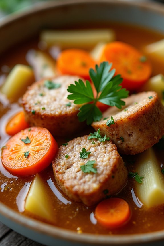 hearty pork cabbage stew