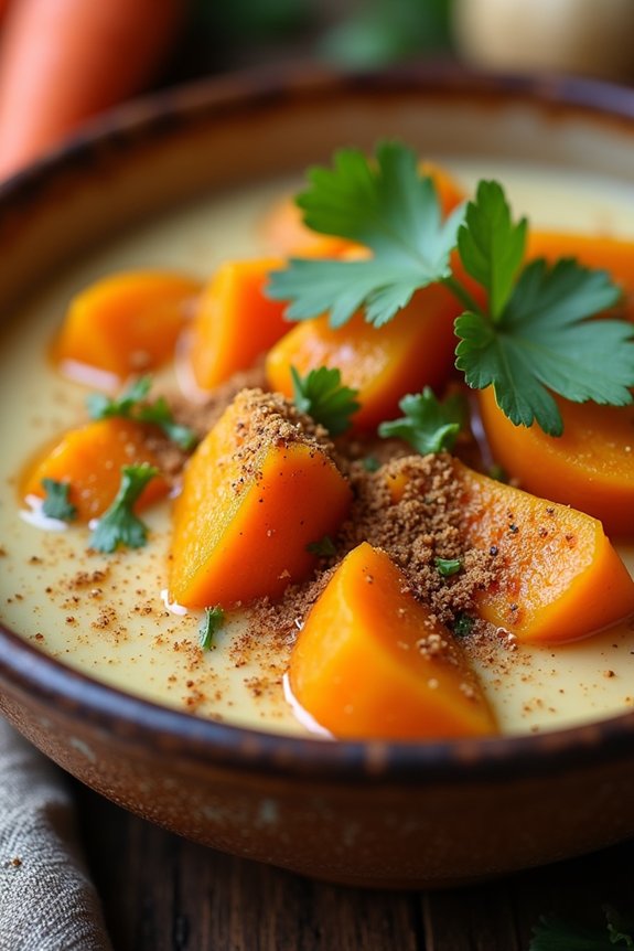 hearty pumpkin carrot stew