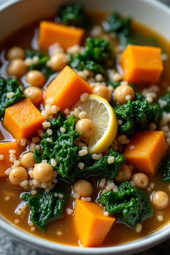 hearty pumpkin quinoa stew