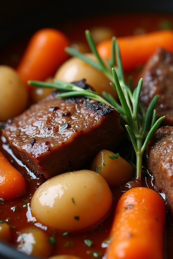 hearty red wine stew