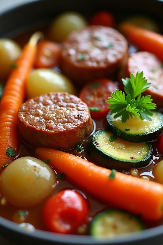hearty sausage vegetable stew