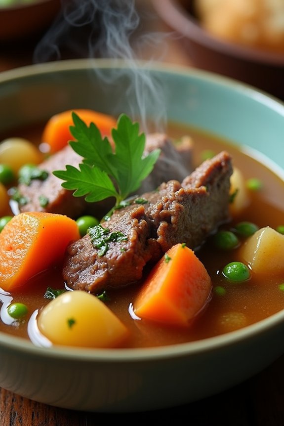 hearty slow cooked irish stew
