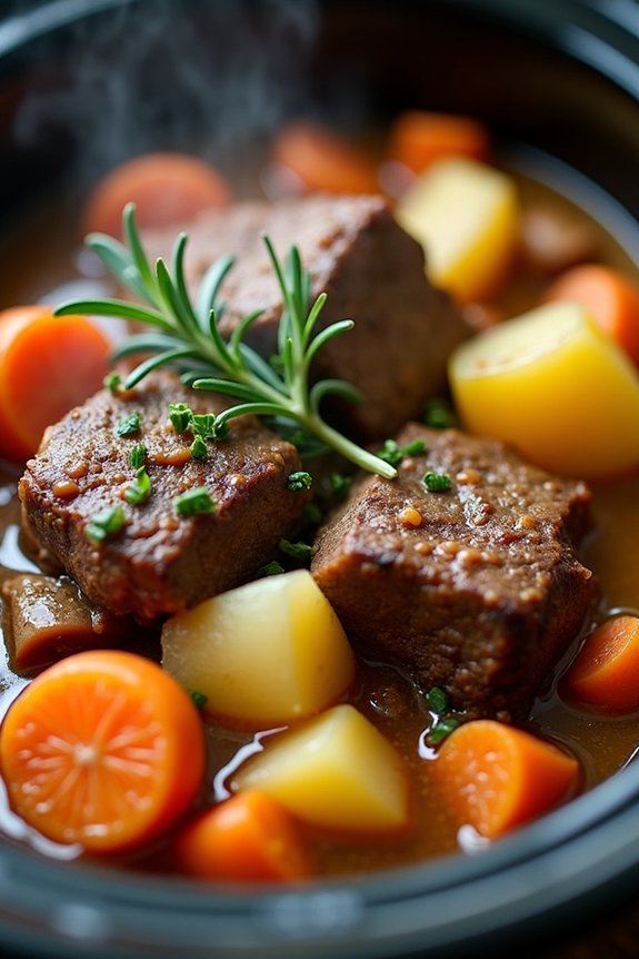 hearty slow cooker lamb stew