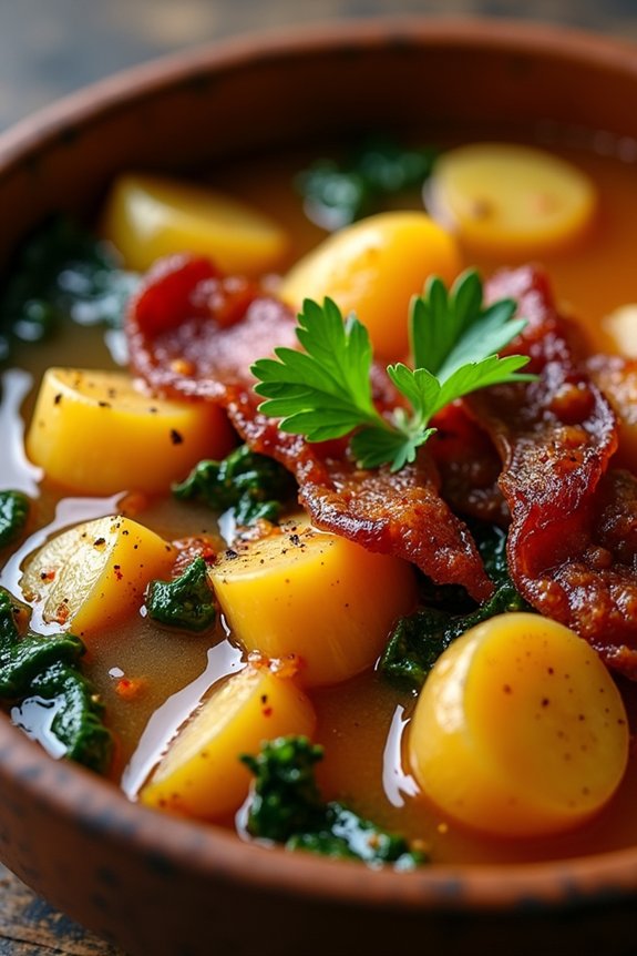 hearty smoky bacon stew