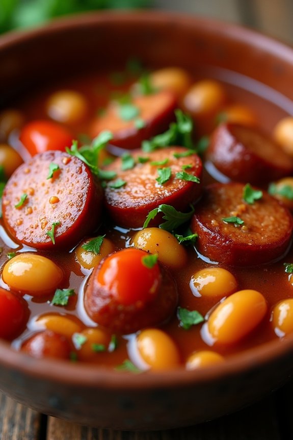 hearty smoky bean stew
