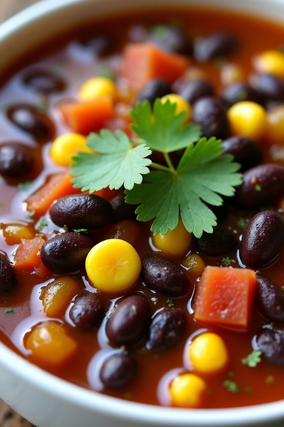 hearty smoky black bean stew