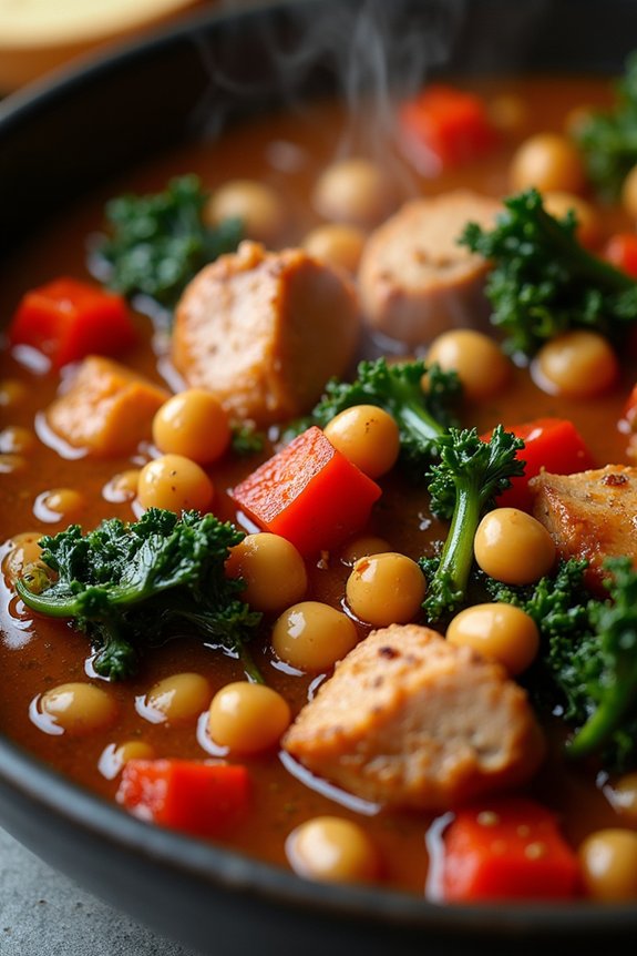 hearty smoky turkey stew