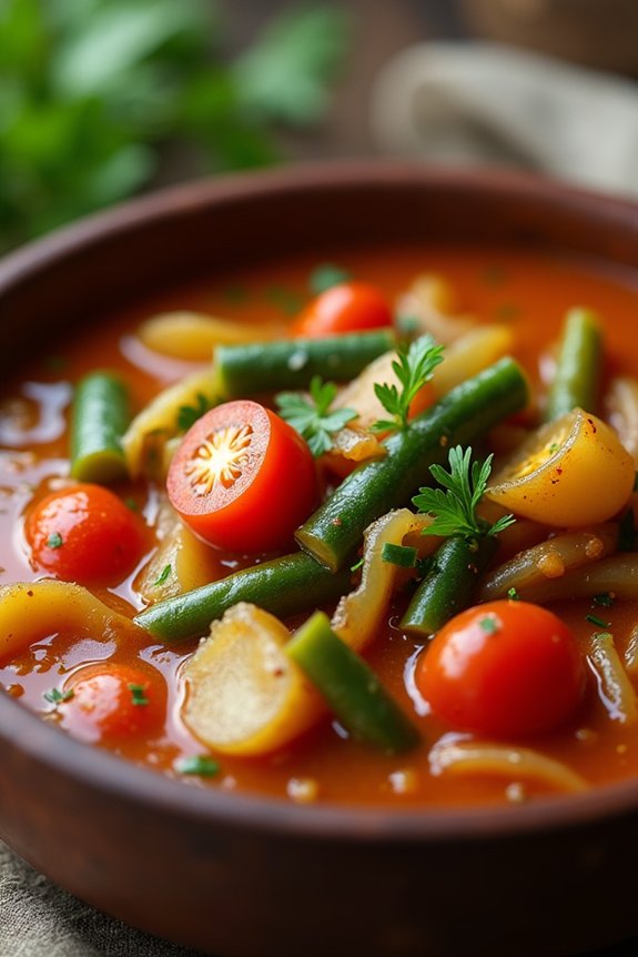 hearty southern okra stew
