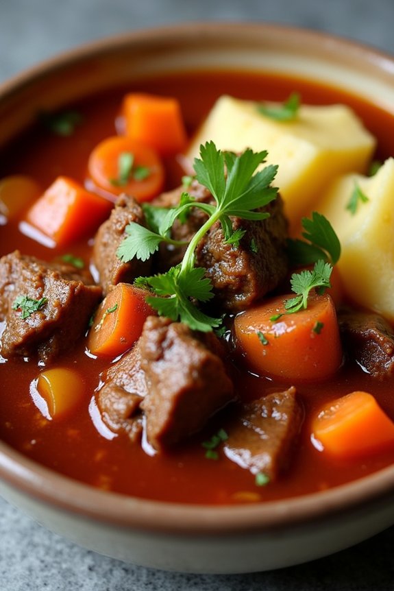 hearty southwestern beef stew