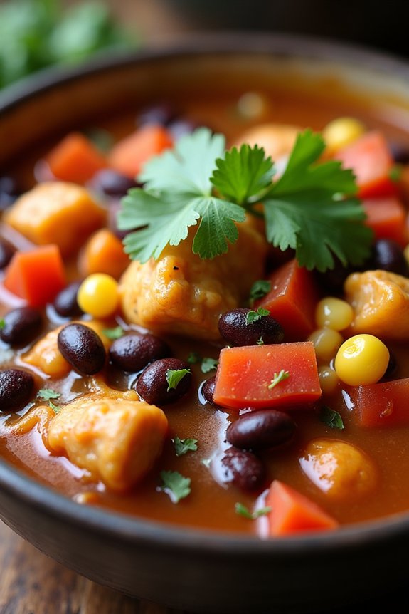 hearty southwestern chicken stew