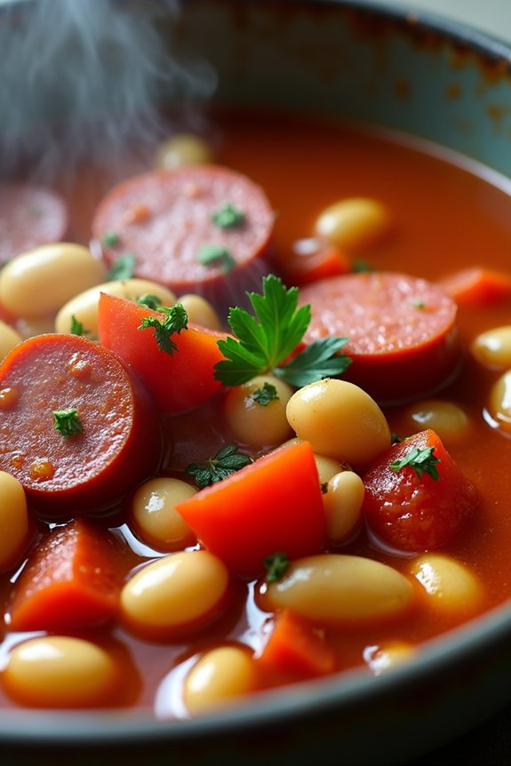 hearty spanish chorizo stew