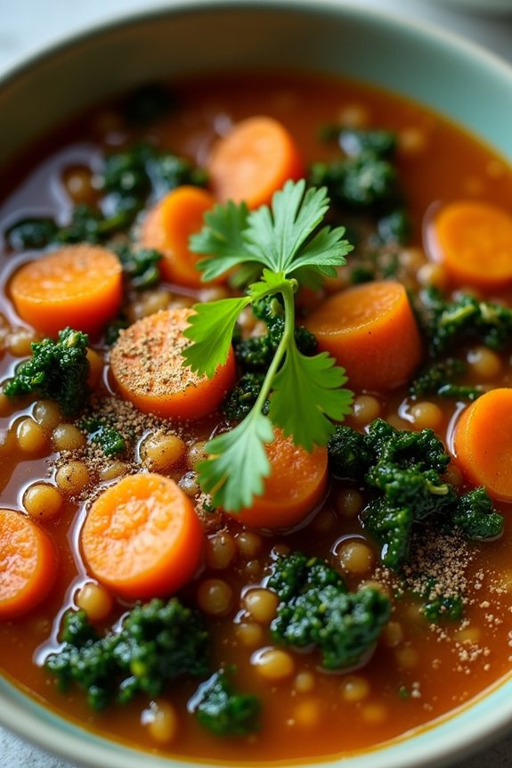 hearty spiced lentil stew