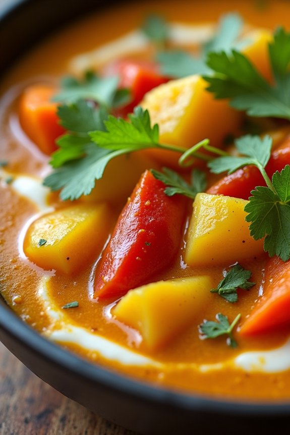 hearty spiced potato stew