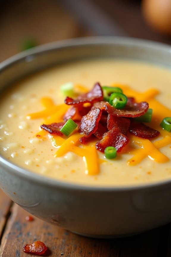 hearty spicy bacon soup