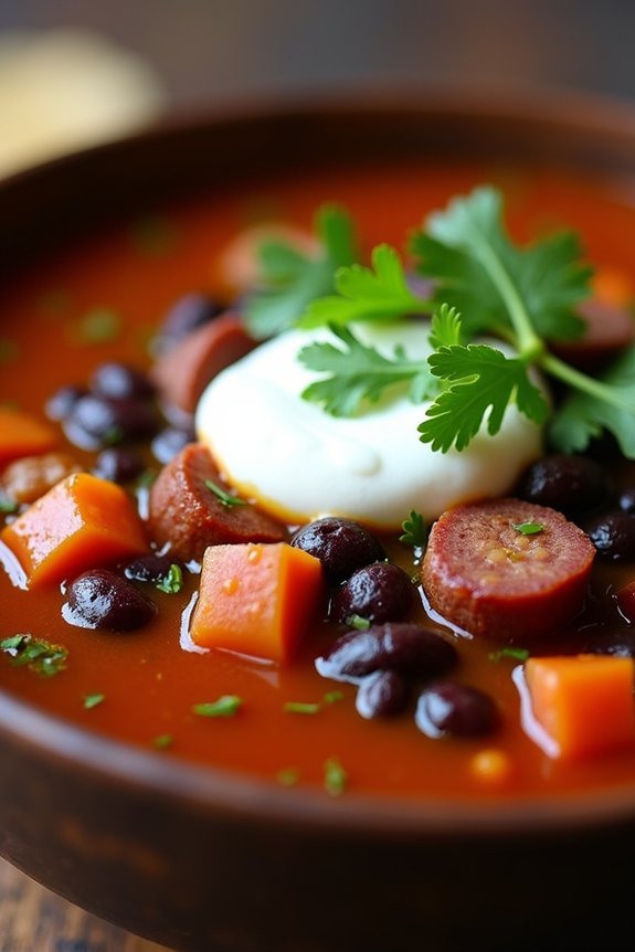 hearty spicy bean soup