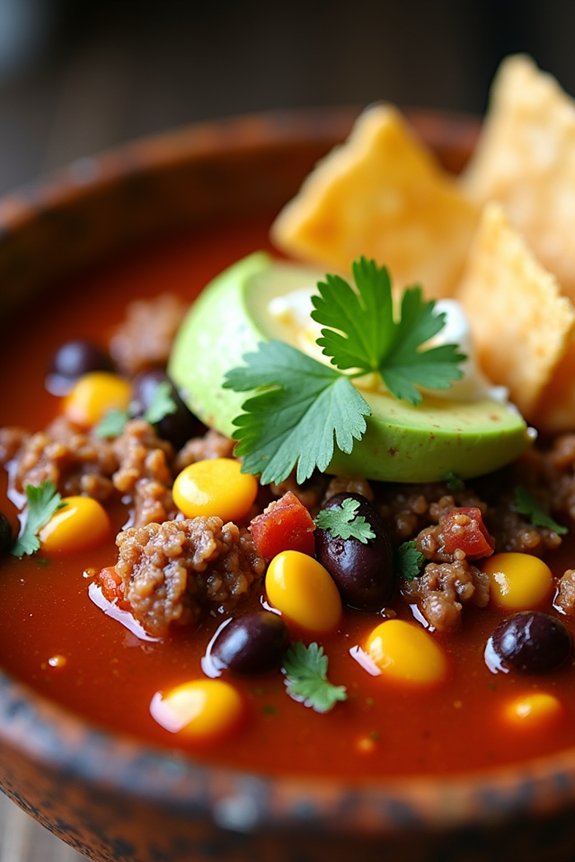 hearty spicy beef soup