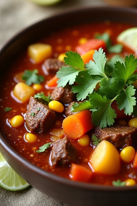 hearty spicy beef stew