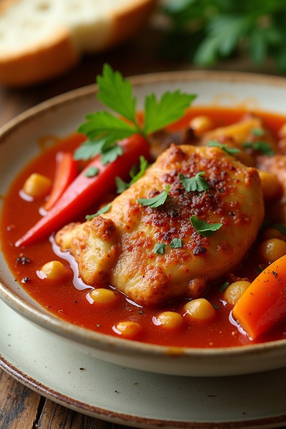 hearty spicy chicken stew