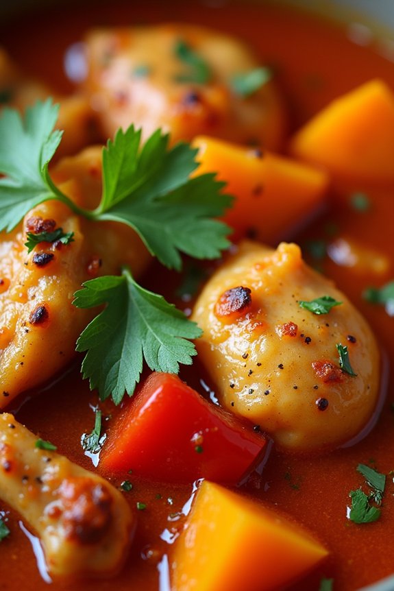 hearty spicy chicken stew