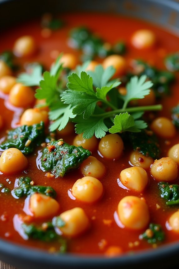 hearty spicy chickpea stew