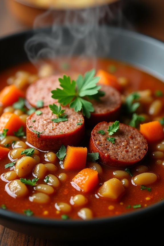 hearty spicy lentil stew