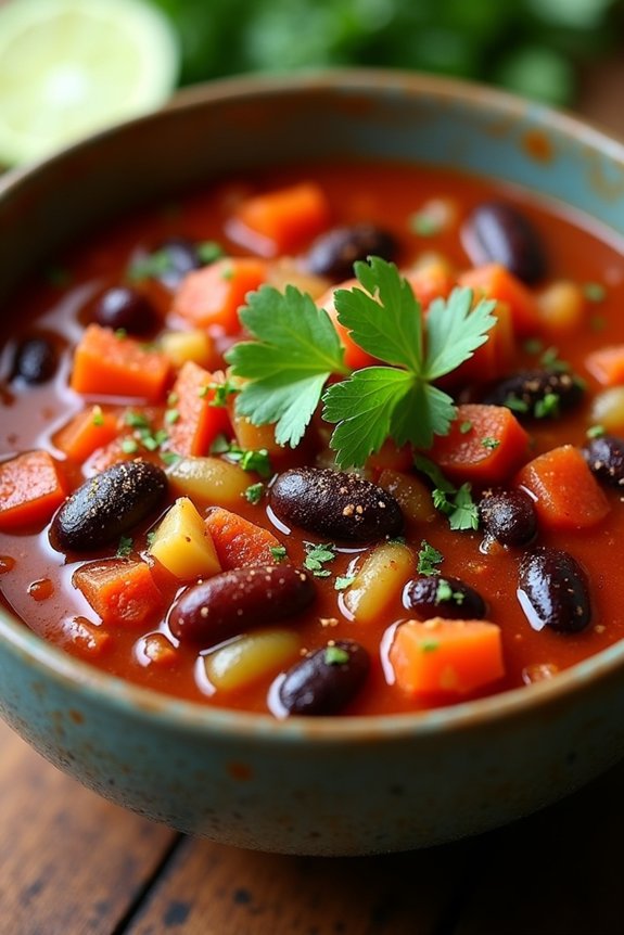 hearty spicy vegetarian stew