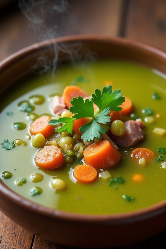 hearty split pea soup