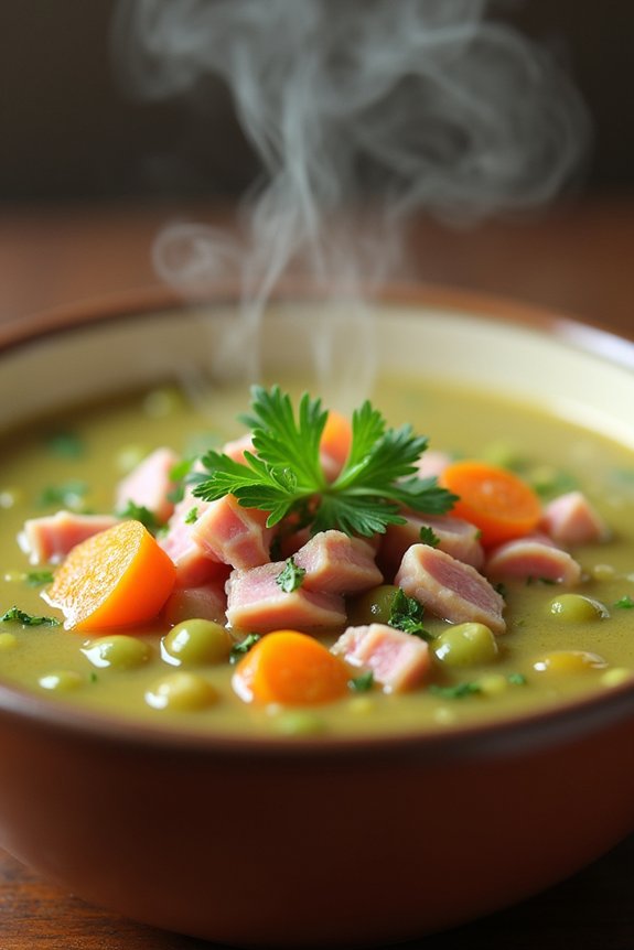 hearty split pea soup
