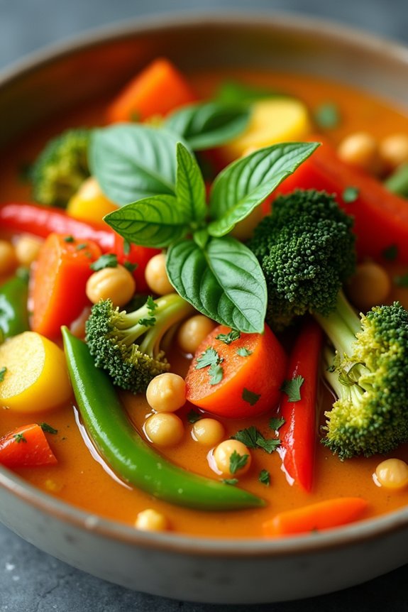 hearty thai coconut stew