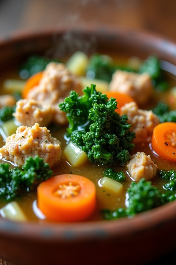 hearty turkey kale stew