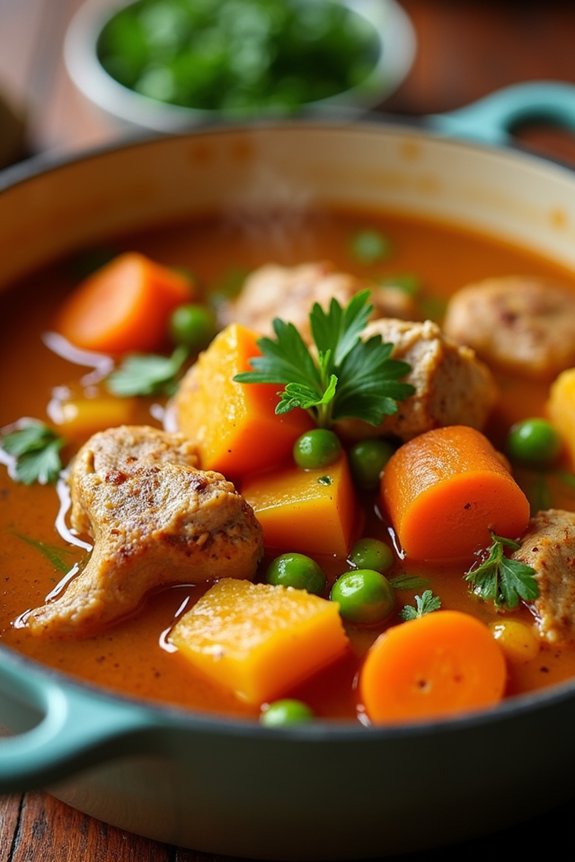 hearty turkey sweet potato stew