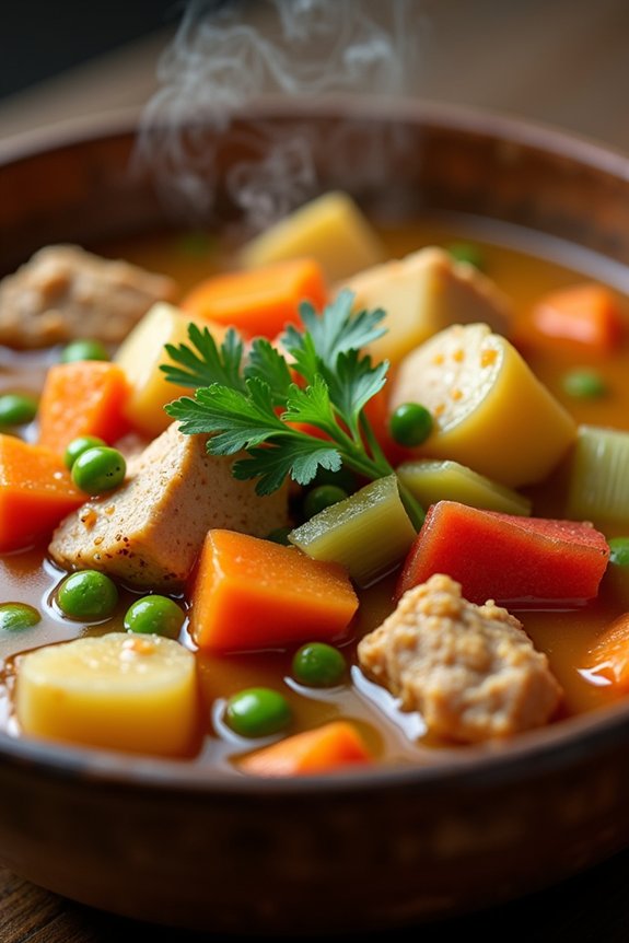 hearty turkey vegetable stew