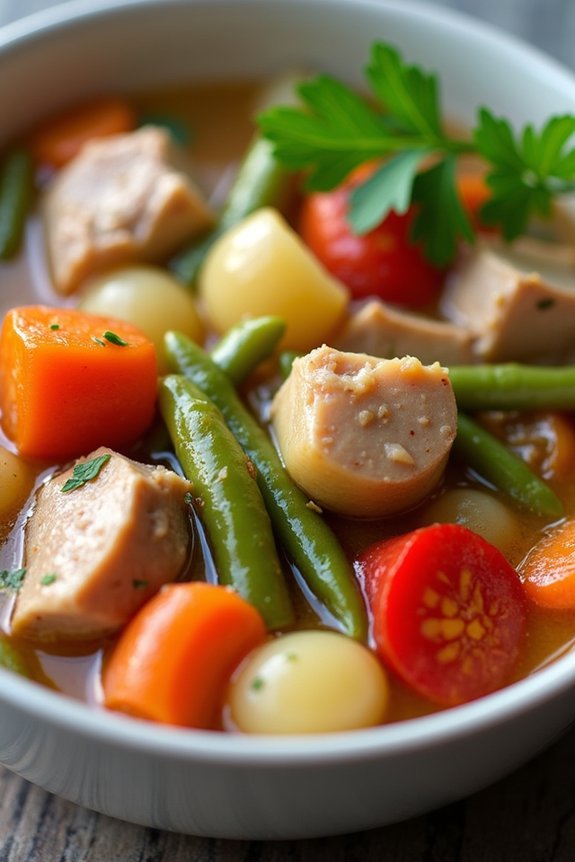 hearty turkey vegetable stew