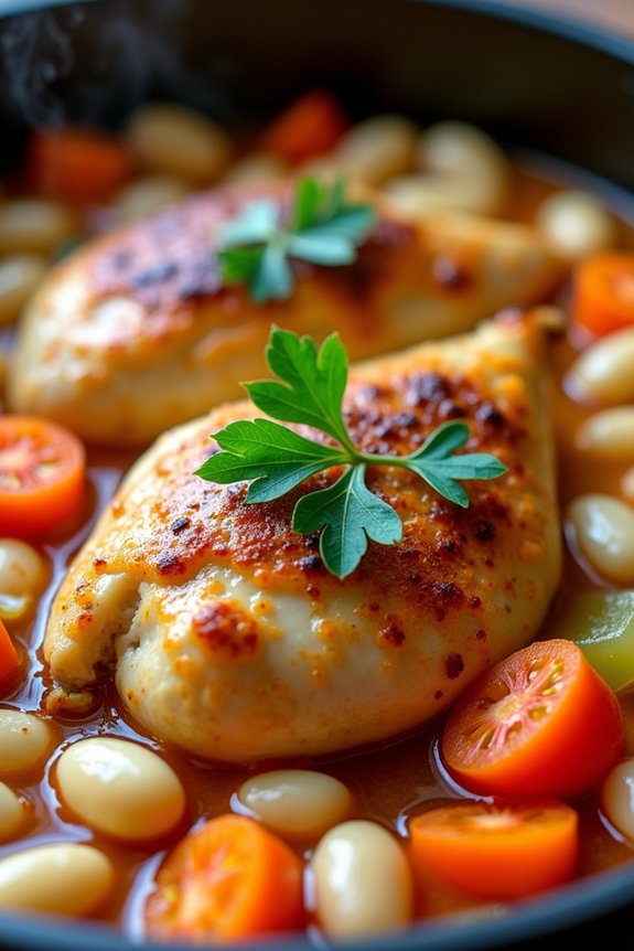 hearty tuscan chicken stew