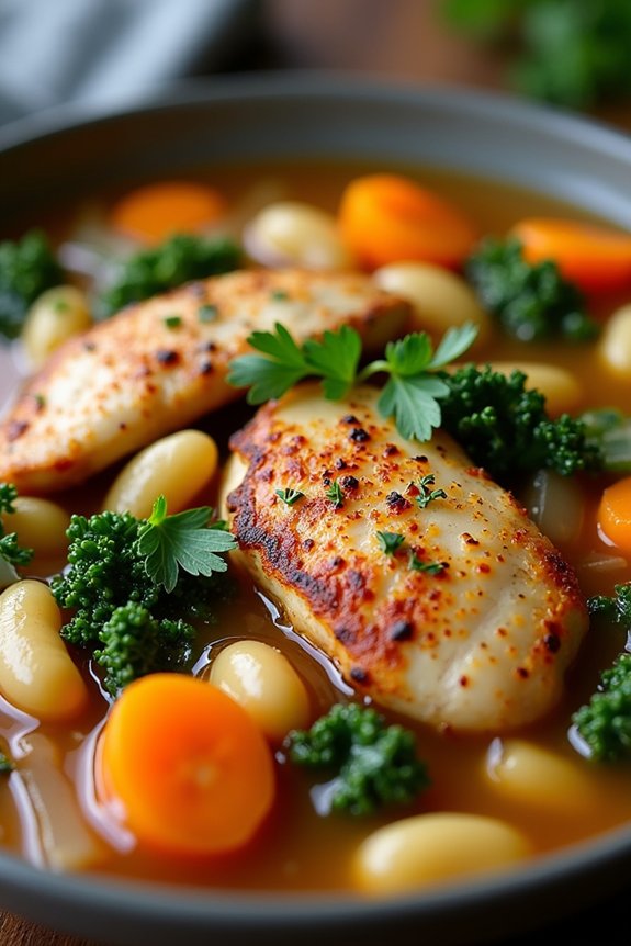 hearty tuscan chicken stew