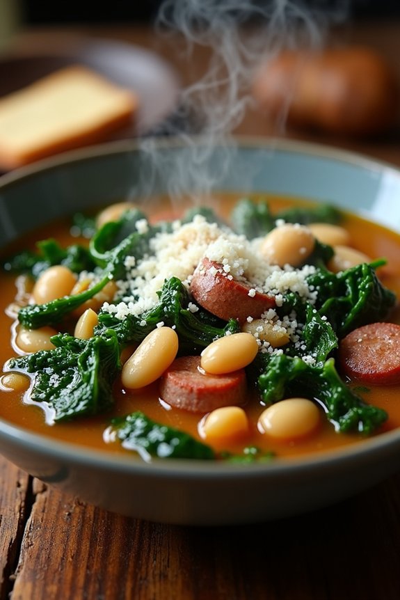 hearty tuscan sausage stew